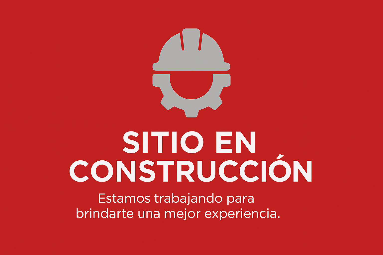 Lo sentimos, pero esta página está en construcción